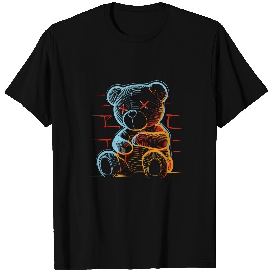 Bear Pet Evil Teddy Bear Streetwear Style T-Shirts