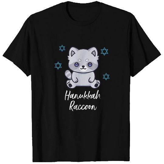 Raccoon Pet Hanukkah Raccoon Jewish Funny Chanukah Family Holiday T-Shirts