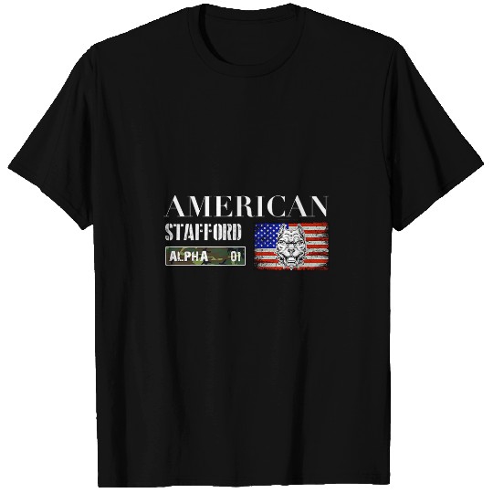 American Stafford Staff Bulldog Battle Dog T-Shirts