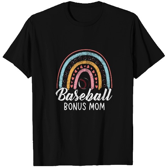 Baseball Bonus Mom Baseball Player Baseball Fan Baseball Mom T-Shirts