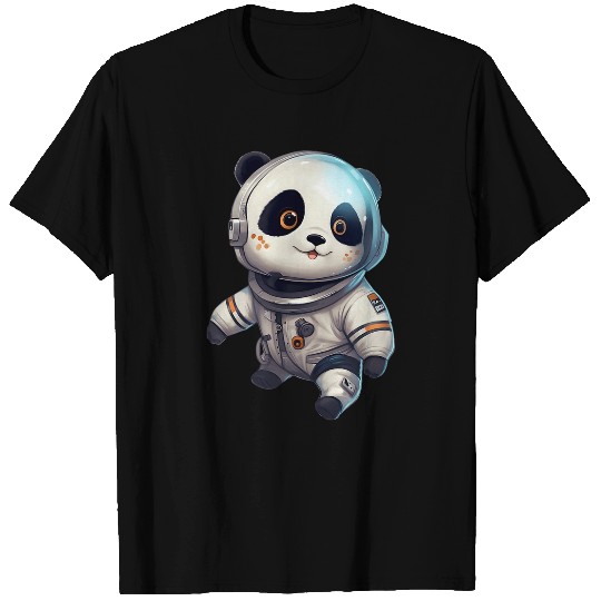 Funny Astronaut Panda Dancing Space Astronomy Planets Travel T-Shirts