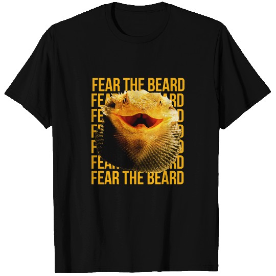 Bearded Dragon Fear the Beard Gila Monsters Respect T-Shirts