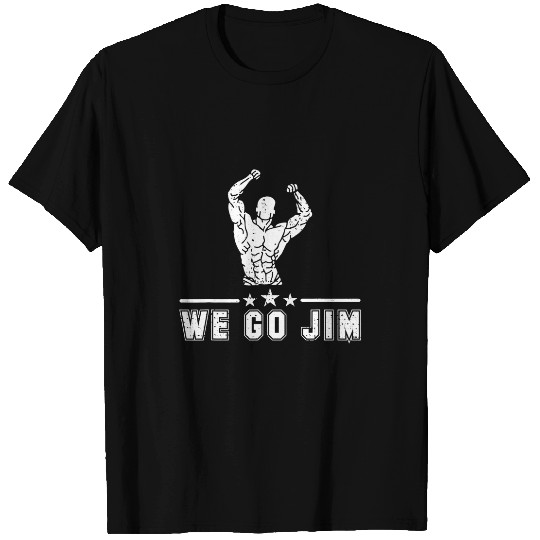 We Go Jim Workout Retro Flexing Gym 22 T-Shirts