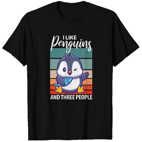 Penguin Pet I like penguins and three people apparel toddler penguin 1 T-Shirts
