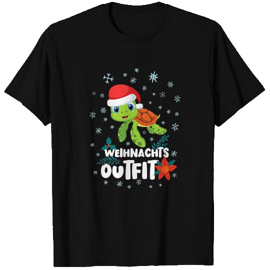 Turtle Pet Cute baby turtle tortoise Christmas outfit T-Shirts