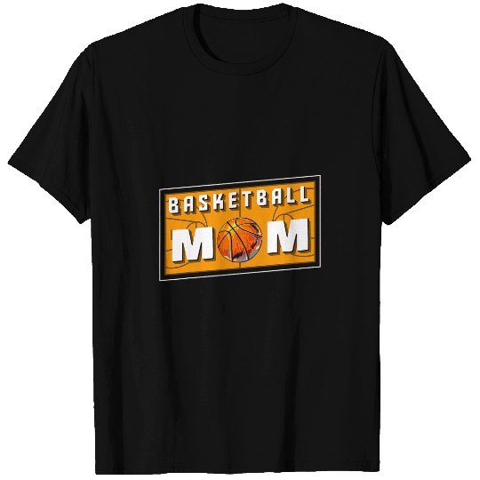 Basketball Mom Coachs Wife Team Player Mother Game Day Fan T-Shirts