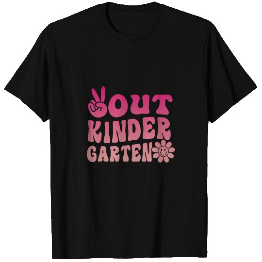 Peace Out Kindergarten Teacher Kid Last Day Of School 1 T-Shirts
