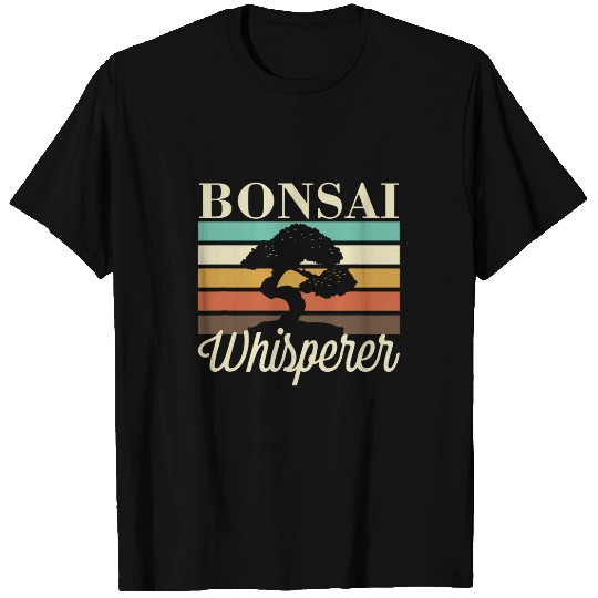 Bonsai Whisperer Japanese Bonsai Tree Lover Miniature Plant T-Shirts