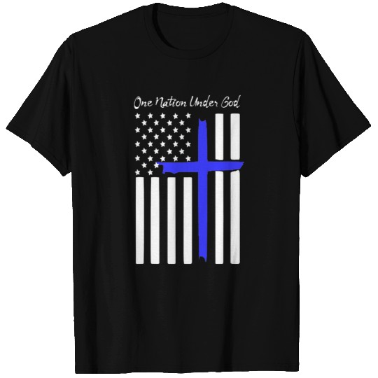 Police Job One Nation Under God Police T-Shirts
