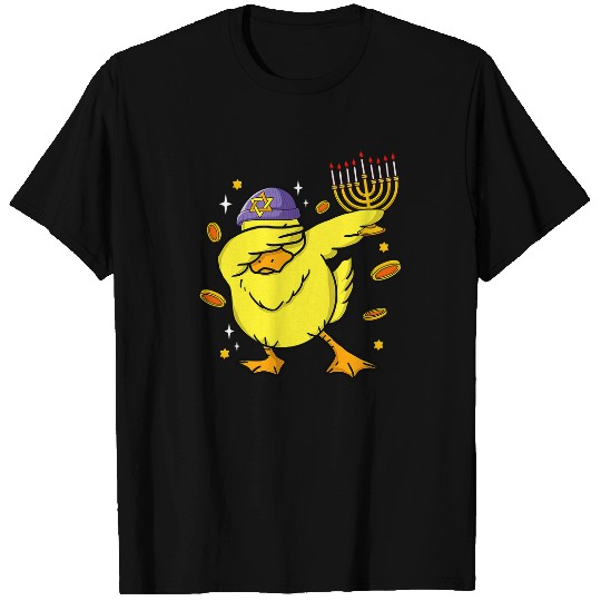 Duck Pet Funny Hanukkah Dabbings Duck Chrismukkah 131 T-Shirts