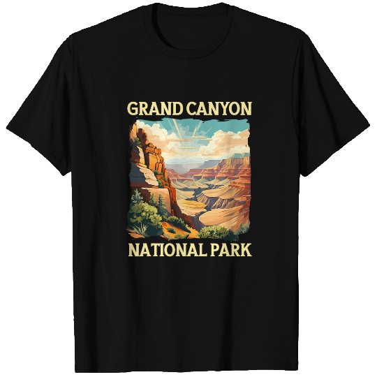 Grand Canyon Adventure Nature Lover Hiking Sunset Graphic T-Shirts