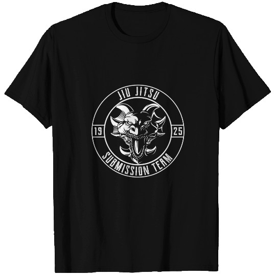 Dragon Pet Jiu Jitsu Dragon Brazilian Jiu Jitsu BJJ and Grappling T-Shirts