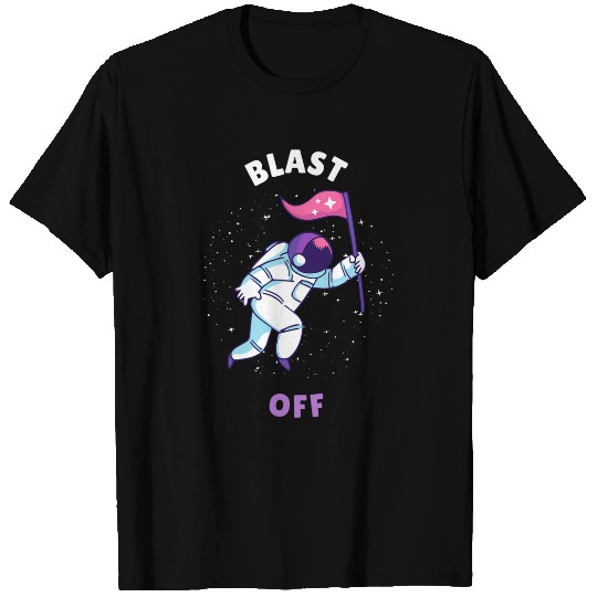 Blast Off Cool Retro Astronaut Designs Present T-Shirts