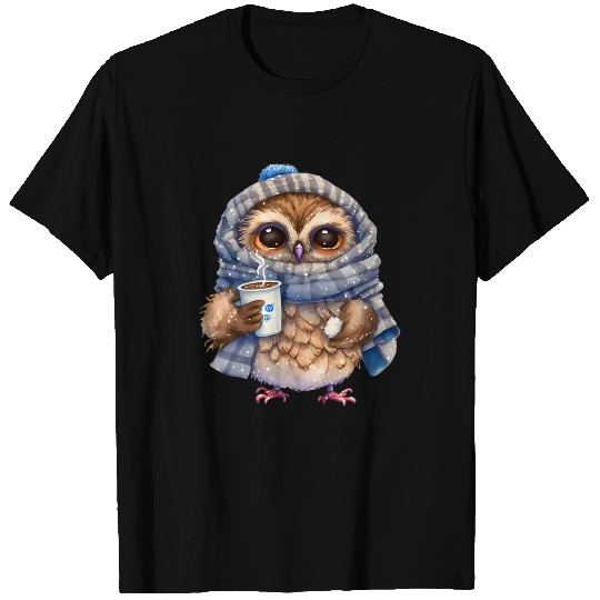 Owl Pet Night Bird Eagle Owl Barn Owl Wisdom Mouse 6 T-Shirts