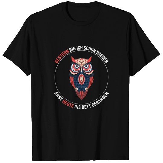 Owl Pet Night Owls Night Bird Night Owls Shift Worker T-Shirts
