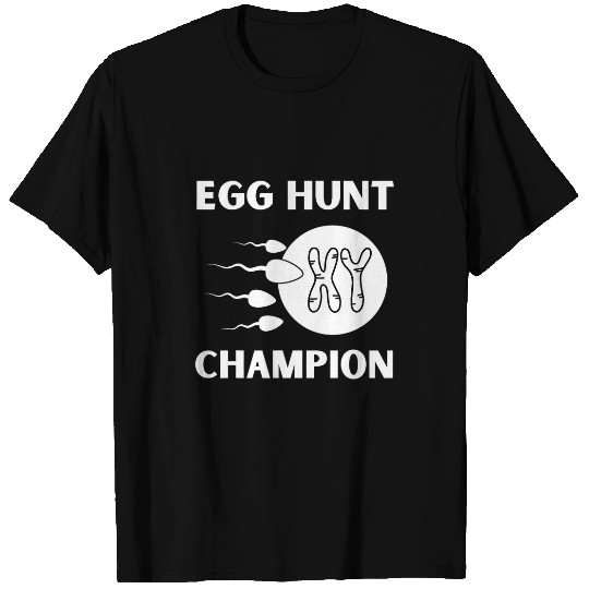 Funny Egg Hunt Champion Dad Easter Pregnancy Announcement T-Shirts