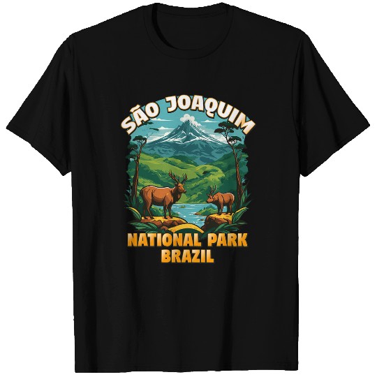 Brazil Hiking Mountains National Park Sao Joaquim Uplands T-Shirts