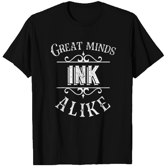 Funny Tattoo Artist Matching Couple Pun Joke T-Shirts