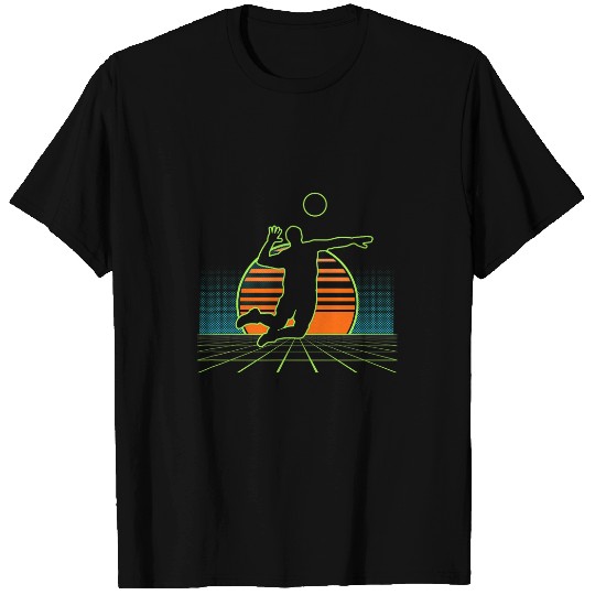 vintages Volleyball Design Retro Coach T-Shirts