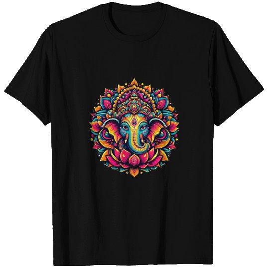 Elephant Pet Ganesh Symbol Yoga Hindu Elephant God Ganesha Puja T-Shirts