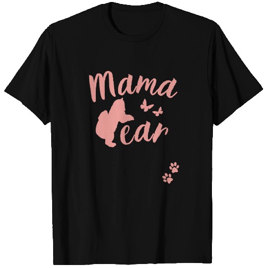 Bear Pet Mama Bear Momma Bear Pink Bear Mom To Be Mother s Day Women T-Shirts