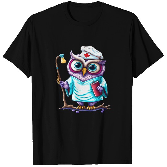 Owl Pet Night Bird Eagle Owl Barn Owl Wisdom Mouse 10 T-Shirts