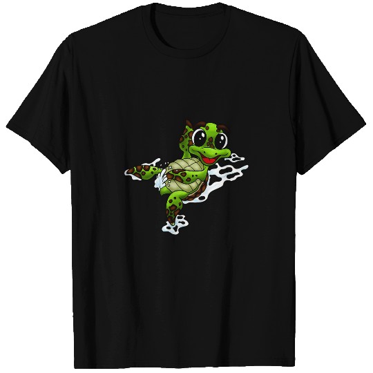 Turtle Pet Cute little turtle Design 2 T-Shirts