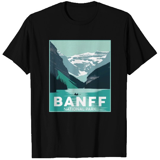 Banff National Park Lake Louise Hiking Camping Canada T-Shirts