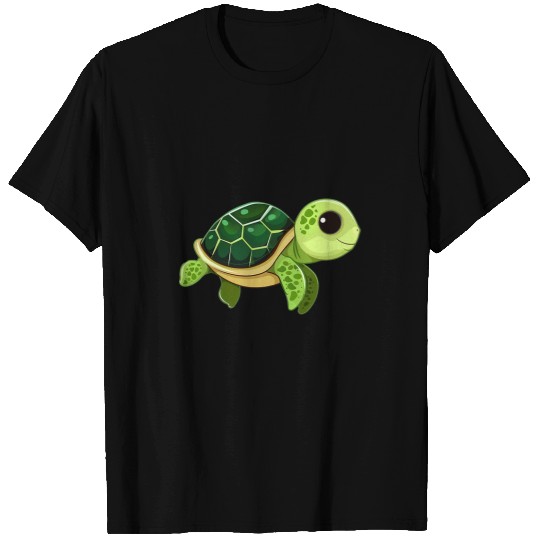 Turtle Pet Adorable Baby Green Turtle Cute Sea Life Art Design Ocean T-Shirts