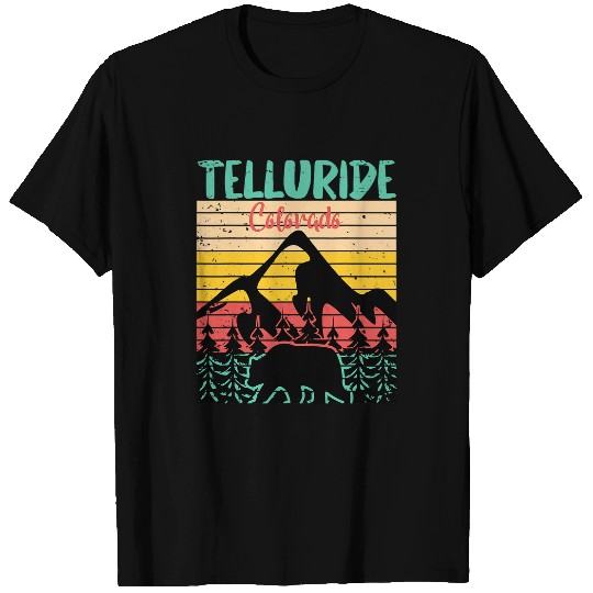 Bear Pet Telluride Mountain Colorado Mountains Bear Trails T-Shirts