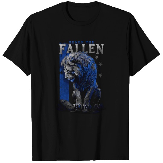 Lion Pet Honor The Fallen Lion Edition T-Shirts