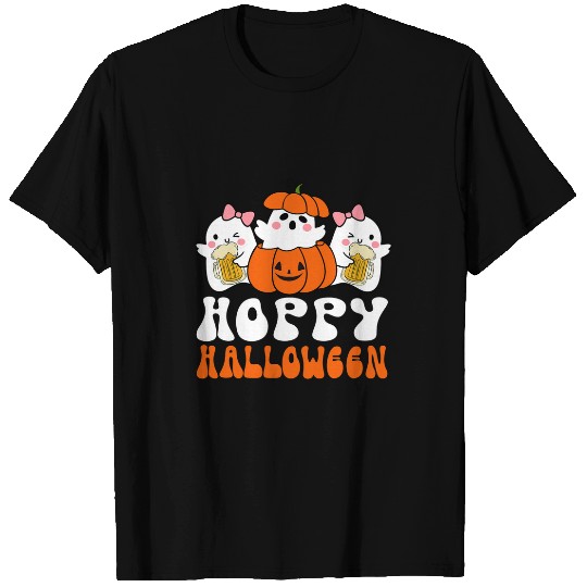 Beer Fun Hoppy Halloween Boo Pumpkin Beer Drinking Spooky Halloween 1 T-Shirts