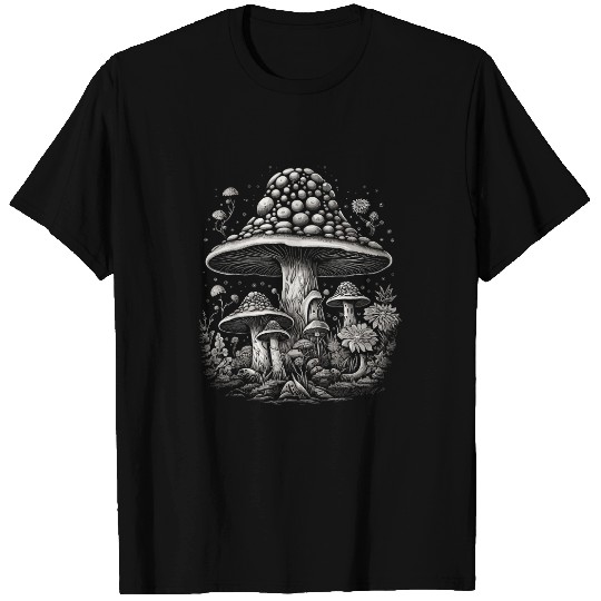 Cottagecore Nature Forest Garden Lover Mushroom 1 T-Shirts