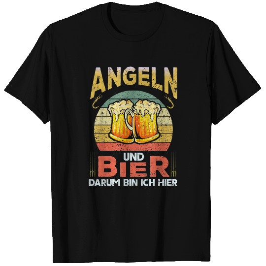 Fishing Fun and Beer Saying Funny Carp Trout Fishing Accessories T-Shirts