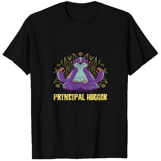 Sloth Pet Principal Hugger Couple s Sloth Lover Matching Clothes T-Shirts