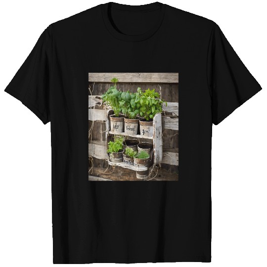 Herb Garden Rustic Markers T-Shirts