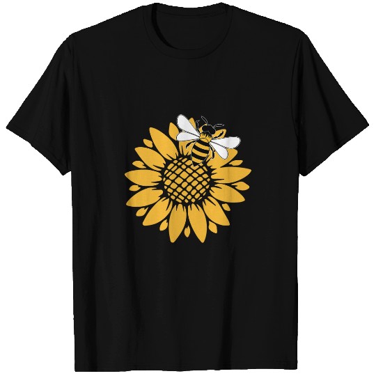 Bumblebee Sunflower Springtime Save The Bees Honeybee T-Shirts