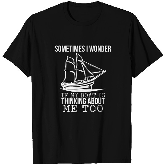 Fishing Fun Boat Thinking Fishing Fisherman Proud Boat Owner 3 T-Shirts