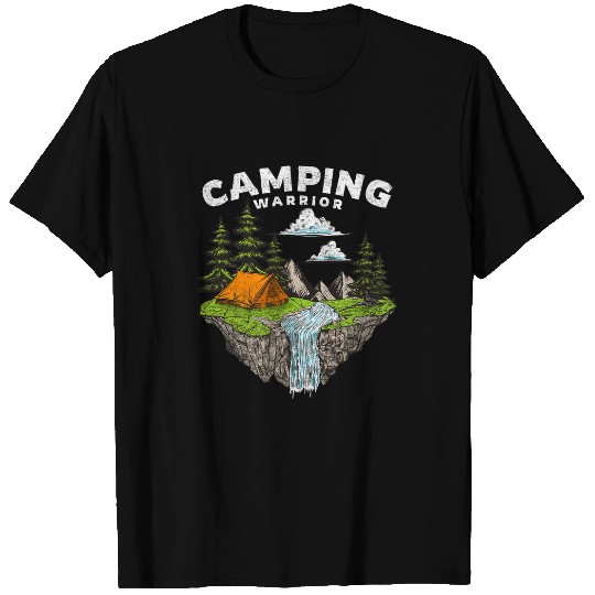 Funny Camping Warrior Saying T-Shirts