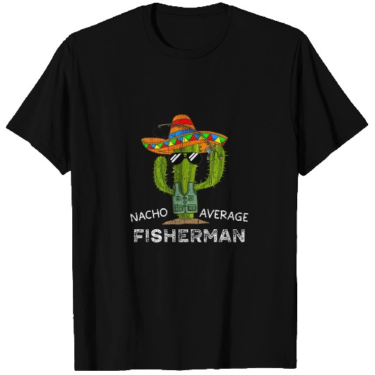 Funny Fishing Dad Mens Funny Reel Cool Fish Bass Fisherman T-Shirts