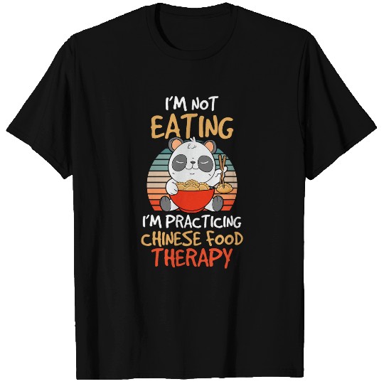 Panda Pet Love Chinese Dumpling Retro Food Therapy Foodie Bear T-Shirts
