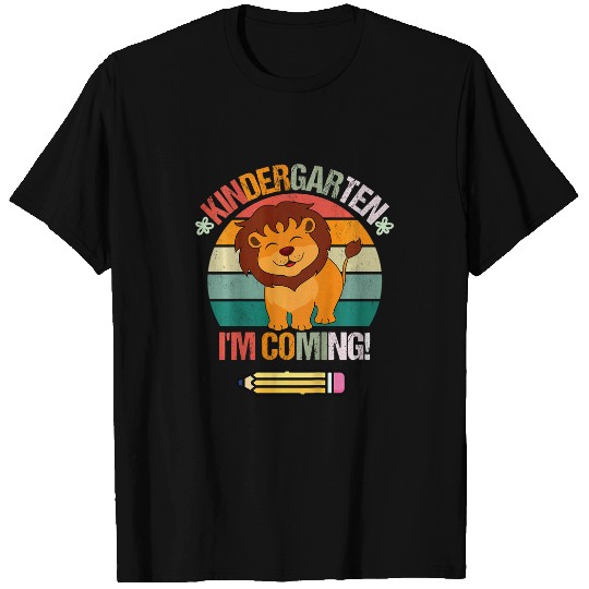 Lion Pet Kindergarten I m Coming Funny First Day of Kindergarten 1 T-Shirts