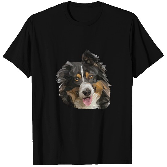 Dogfather Dog Daddy Dog Mom Australian Shepherd Dog T-Shirts