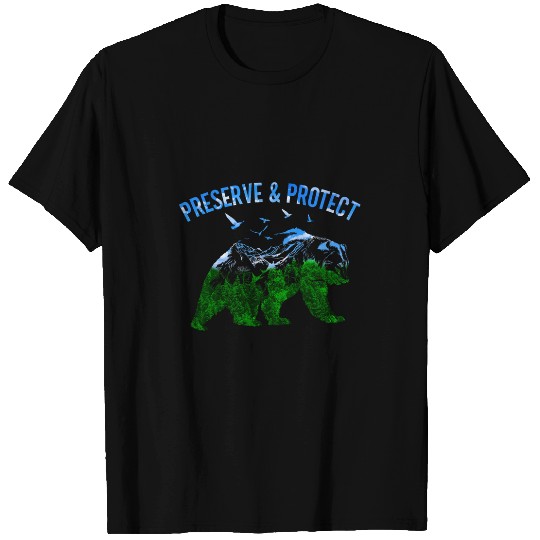 Bear Pet Preserve Protect National Park Nature Forest Bear Wildlife 13 T-Shirts