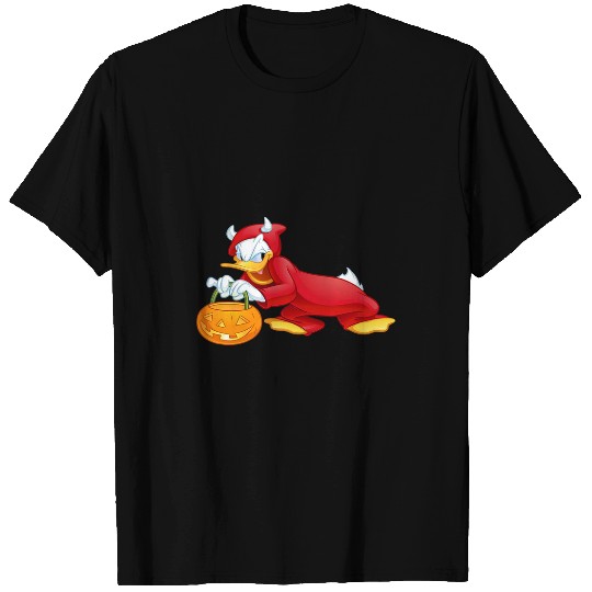 Duck Pet Donald Duck Halloween Donald Duck Devil Costume T-Shirts