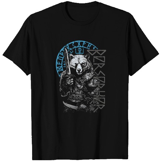 Bear Pet Berserker Bear Warrior Odin Runes Nordic Compass Viking 8 T-Shirts