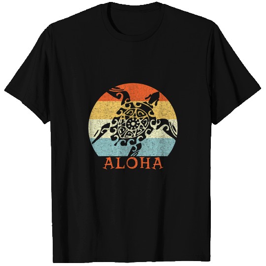 Turtle Pet Aloha Hawaii Tribal Turtle Hawaiian Island Classic T-Shirts