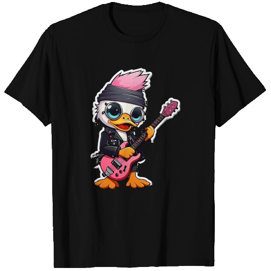 Duck Pet with Guitar T-Shirts