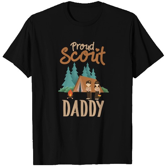 Scout Job Proud Scout Daddy Camping Scout Scouting Leader Adventure T-Shirts
