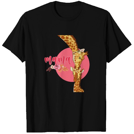 Giraffe Pet Mothers Day Zoo Animal Lover Africa Safari Mama Giraffe T-Shirts